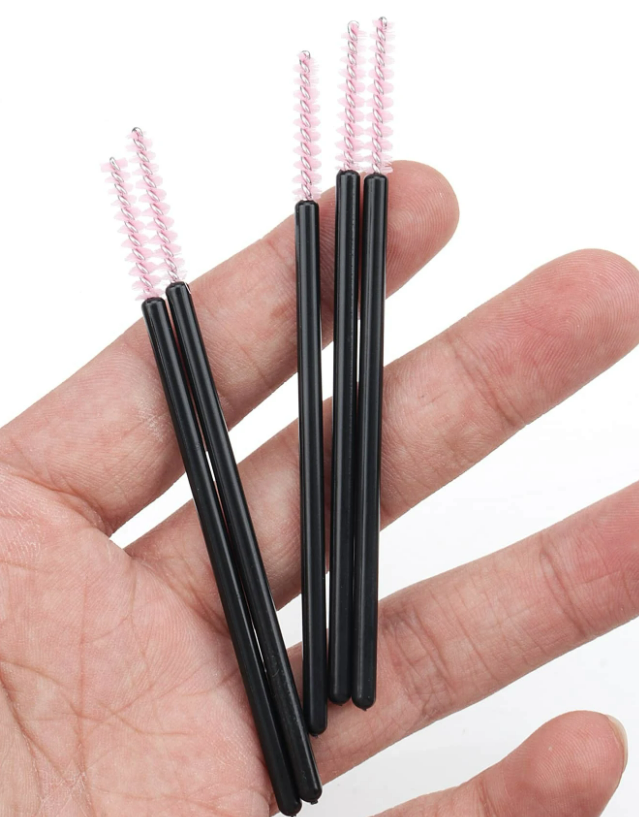 Ögonbrynsborste mini 50-pack Rosa - LashiaMegastore/Shop Lashia