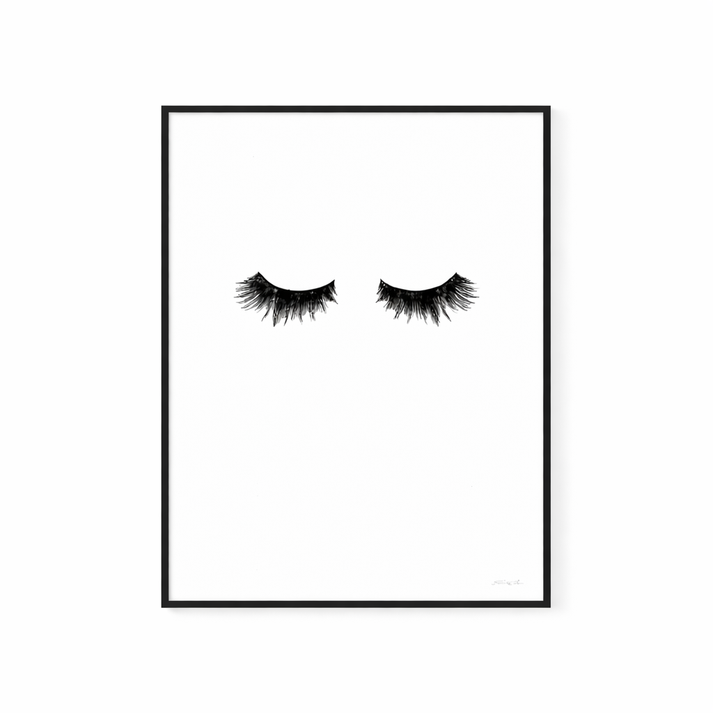 Poster ögonfransar 50x70